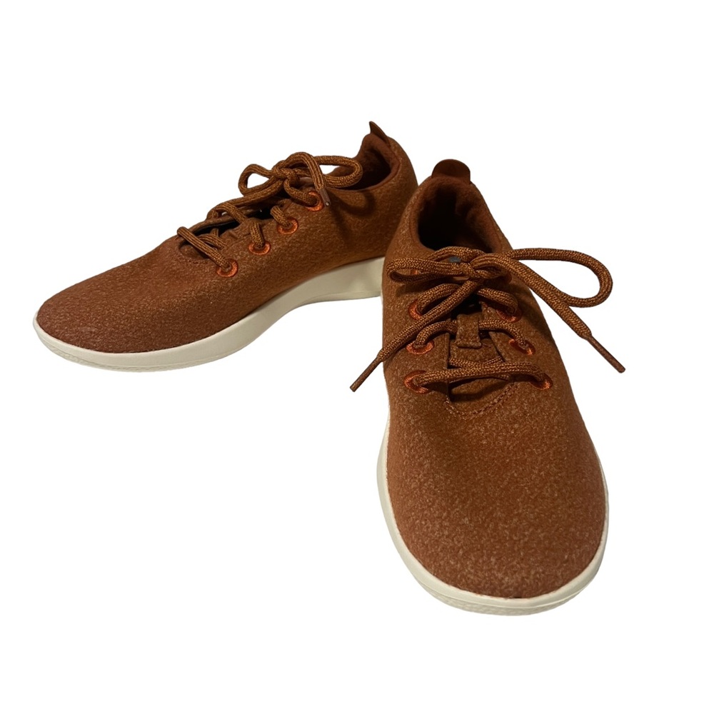 Allbirds 8 women’s orange wool runners